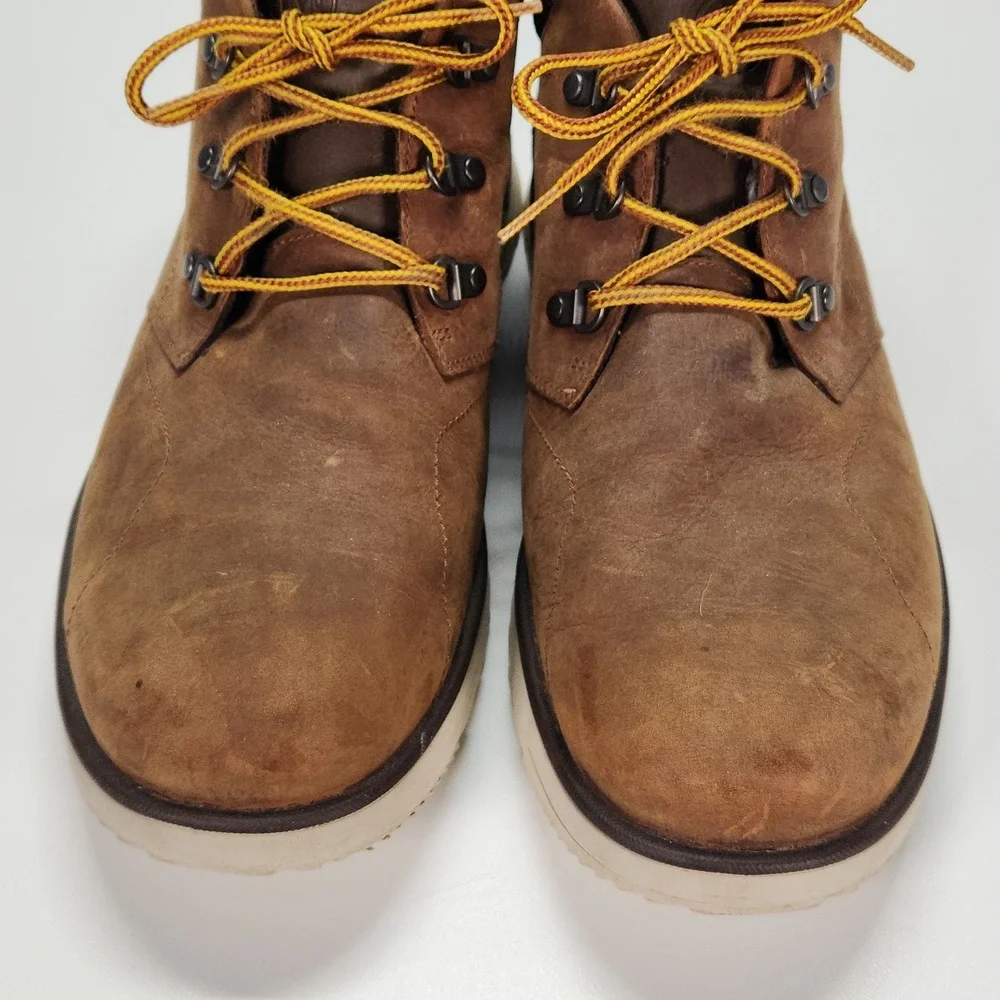 Merrell Epiction Boulder Mens 13 Brown Sugar Leather Chukka Boots Lace Up J23679